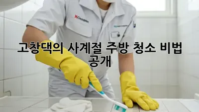 🏡 고창댁의 사계절 주방 청소 비법 공개! ✨