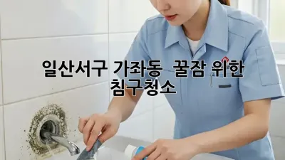 일산서구 가좌동 🏡 꿀잠 위한 #침구청소 ✨